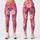 Pink Yellow Daisy And Starburst Florals For Yoga Pilates And Everyday Wear Leggings - 3