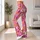 Pink Yellow Daisy And Starburst Florals For Yoga Pilates And Everyday Wear Leggings - 12