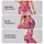 Pink Yellow Daisy And Starburst Florals For Yoga Pilates And Everyday Wear Leggings - 2