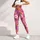 Pink Yellow Daisy And Starburst Florals For Yoga Pilates And Everyday Wear Leggings - 5