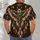 Eagle Feather Medallion for Outdoor Adventures and Nature-Loving Men All-over Print Unisex T-shirt - 6