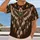 Eagle Feather Medallion for Outdoor Adventures and Nature-Loving Men All-over Print Unisex T-shirt - 2