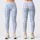Pastel Blue Gingham Checks for Yoga, Pilates, and Everyday Activewear Leggings - 3
