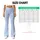 Pastel Blue Gingham Checks for Yoga, Pilates, and Everyday Activewear Leggings - 7