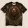 Brown Bear Mushroom Woodland Scene for Cozy Autumn Nature Lovers and Forest Fans All-over Print Unisex T-shirt - 1