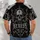 Gothic Skull and Blackletter Style for Halloween Parties and Dark Theme Events All-over Print Unisex T-shirt - 4