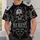 Gothic Skull and Blackletter Style for Halloween Parties and Dark Theme Events All-over Print Unisex T-shirt - 5