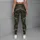 Olive Woodland Camo Motif for Yoga, Pilates, Gym Training and Everyday Casual Style Leggings - 6