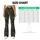 Olive Woodland Camo Motif for Yoga, Pilates, Gym Training and Everyday Casual Style Leggings - 7