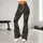 Olive Woodland Camo Motif for Yoga, Pilates, Gym Training and Everyday Casual Style Leggings - 10