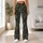 Olive Woodland Camo Motif for Yoga, Pilates, Gym Training and Everyday Casual Style Leggings - 11