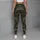 Olive Woodland Camo Motif for Yoga, Pilates, Gym Training and Everyday Casual Style Leggings - 4