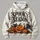 Spooky Season Pumpkins And Black Cats For Halloween Parties And Crisp Autumn Nights All-over Print Hoodie (Lightweight) - 4
