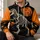 Dinosaur Skeleton and Pumpkin Moon Halloween Night for Spooky Autumn Celebrations All-over Print Hoodie (Lightweight) - 6