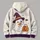 Kawaii Ghost Witch Hat Candy Scene for Cozy Halloween Celebrations and Autumn Nights All-over Print Hoodie (Lightweight) - 5