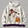 Kawaii Ghost Witch Hat Candy Scene for Cozy Halloween Celebrations and Autumn Nights All-over Print Hoodie (Lightweight) - 4