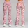 Blush Pink Daisies for Yoga, Pilates and Everyday Casual Style Leggings - 9
