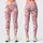 Blush Pink Daisies for Yoga, Pilates and Everyday Casual Style Leggings - 3