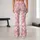 Blush Pink Daisies for Yoga, Pilates and Everyday Casual Style Leggings - 10
