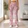 Blush Pink Daisies for Yoga, Pilates and Everyday Casual Style Leggings - 12