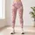 Blush Pink Daisies for Yoga, Pilates and Everyday Casual Style Leggings - 6