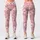 Blush Pink Daisies for Yoga, Pilates and Everyday Casual Style Leggings - 1