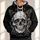 Gothic Skull Crow Rose Crescent Moon for Halloween Nights and Dark Autumn Style All-over Print Hoodie (Lightweight) - 1