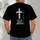 Distressed Faith Cross and Christian Message for Everyday Worship and Casual Wear for Men All-over Print Unisex T-shirt - 6