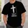 Distressed Faith Cross and Christian Message for Everyday Worship and Casual Wear for Men All-over Print Unisex T-shirt - 5