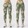 Sage Green Daisy Blooms for Yoga, Pilates, Travel, and Everyday Outings Leggings - 3