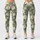 Sage Green Daisy Blooms for Yoga, Pilates, Travel, and Everyday Outings Leggings - 1