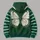 Ivory Butterfly on Forest Green for Nature Lovers and Everyday Spring Outings All-over Print Hoodie (Lightweight) - 5