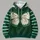 Ivory Butterfly on Forest Green for Nature Lovers and Everyday Spring Outings All-over Print Hoodie (Lightweight) - 4