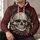 Gothic Skull, Crow, Rose and Mushroom Art for Halloween Nights and Dark Aesthetic Fans All-over Print Hoodie (Lightweight) - 6