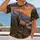 Bull Elk Alpine Lake Mountain Scenery for Hiking Camping and Outdoor Adventure All-over Print Unisex T-shirt - 2