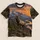 Bull Elk Alpine Lake Mountain Scenery for Hiking Camping and Outdoor Adventure All-over Print Unisex T-shirt - 1