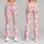 Blush Pink Bunny, Carrot And Strawberry Motifs For Yoga, Pilates And Everyday Wear Leggings - 9