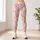 Blush Pink Bunny, Carrot And Strawberry Motifs For Yoga, Pilates And Everyday Wear Leggings - 6