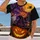 Halloween Pumpkin Witch And Haunted Castle For Spooky October Party Celebrations All-over Print Unisex T-shirt - 2