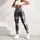 Mint Accent Tartan Plaid for Pilates, Gym Workouts, and Everyday Casual Style Leggings - 5