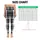 Mint Accent Tartan Plaid for Pilates, Gym Workouts, and Everyday Casual Style Leggings - 1