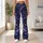 Apricot Stars And Teal Starlight For Yoga, Pilates, And Everyday Outings Leggings - 11