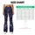 Apricot Stars And Teal Starlight For Yoga, Pilates, And Everyday Outings Leggings - 7