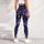 Apricot Stars And Teal Starlight For Yoga, Pilates, And Everyday Outings Leggings - 5