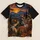 Deer at Sunset Mountain Wilderness Scene for Autumn Hiking and Outdoor Adventures All-over Print Unisex T-shirt - 1