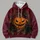 Jack-O'-Lantern Cats and Roses for Spooky Halloween Parties and Cozy Autumn Nights All-over Print Hoodie (Lightweight) - 4