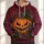 Jack-O'-Lantern Cats and Roses for Spooky Halloween Parties and Cozy Autumn Nights All-over Print Hoodie (Lightweight) - 1