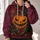 Jack-O'-Lantern Cats and Roses for Spooky Halloween Parties and Cozy Autumn Nights All-over Print Hoodie (Lightweight) - 2