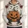 Spooky Black Cats, Jack-O’-Lantern & Roses for Halloween Night Celebrations All-over Print Hoodie (Lightweight) - 1
