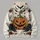 Spooky Black Cats, Jack-O’-Lantern & Roses for Halloween Night Celebrations All-over Print Hoodie (Lightweight) - 5